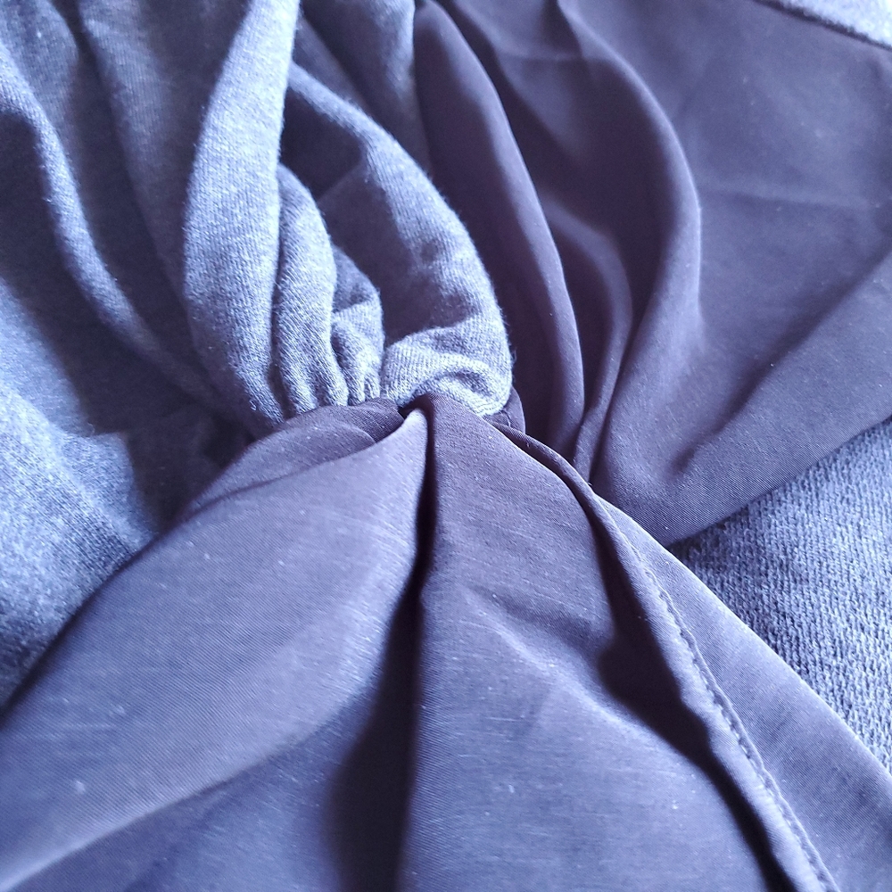 Twisted-Front Sweatshirt Dress - Picture 5 of 6